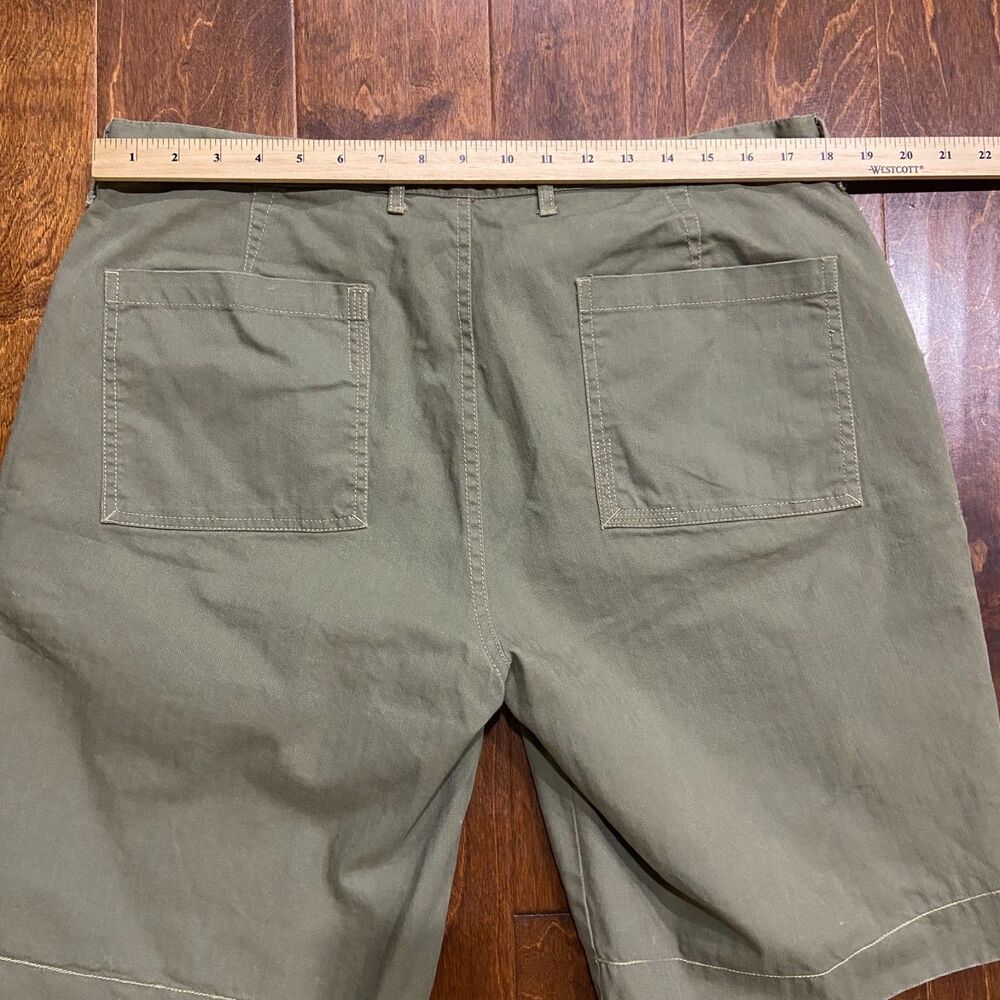 Polo Ralph Lauren Vintage Madras Reversible Shorts Plaid Tan Men's Size 34 - Picture 8 of 9